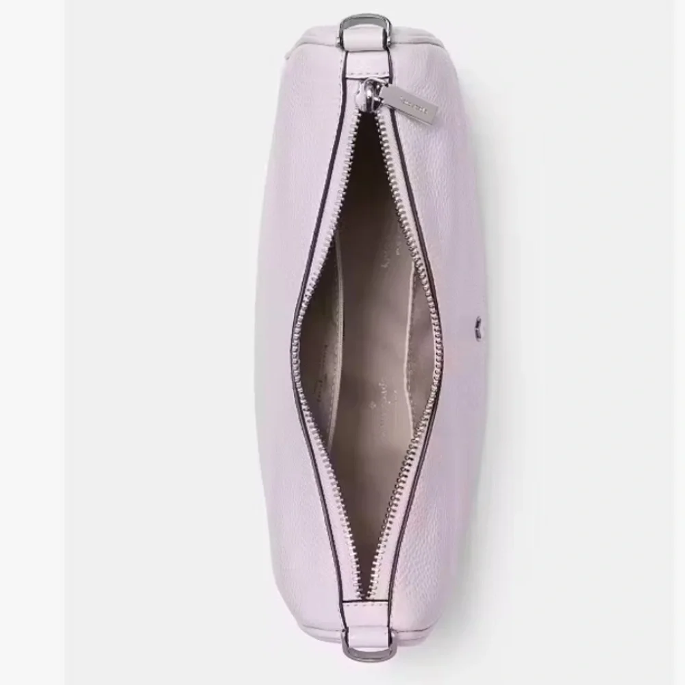 ♠️KATE SPADE Emma Shoulder/crossbody Blue & White Bag w/ pouch frozen lilac - Picture 7 of 16